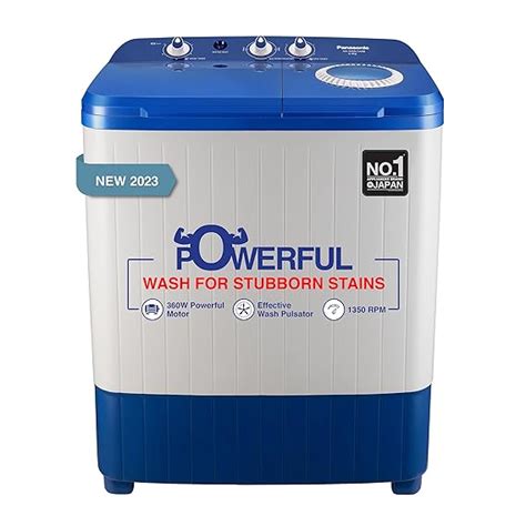 Panasonic 6.5 kg 5 Star Semi-Automatic Top Loading Washing Machine (NA ...