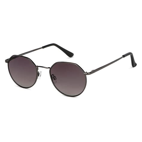 Grey Gunmetal Full Rim Geometric Vincent Chase VC Sun Metal VC S13984 ...