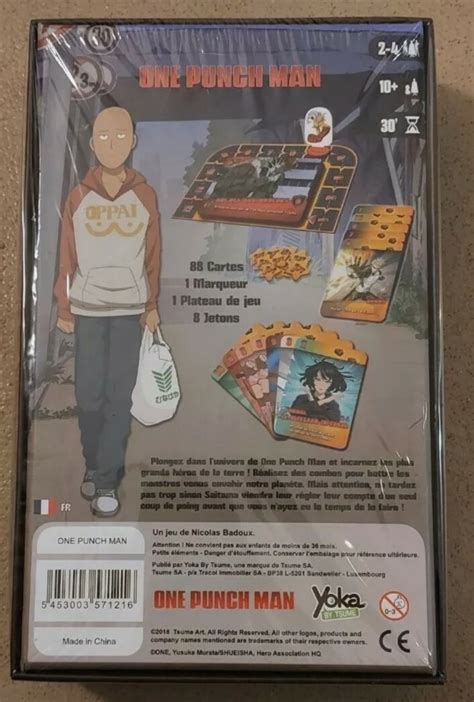 One Punch Man Small Board Game In French Yoka By | Ubuy India