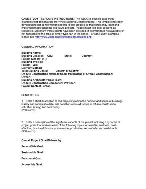 Example of Case Study Template 的图像结果