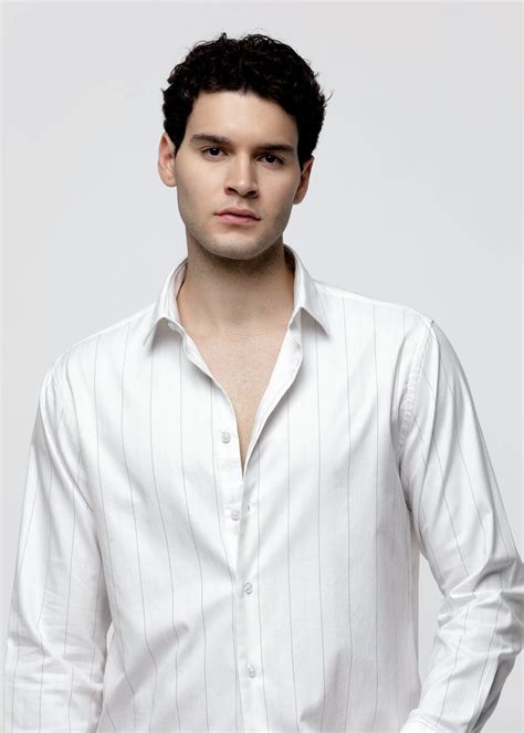 Dobby Stripe Shirt in White – Wine & Cheese