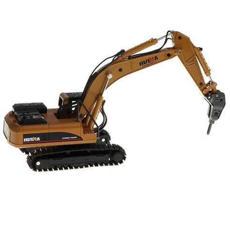 CALANDIS 1/50 Diecast Drill Excavator Engineering Vehicle Construction ...
