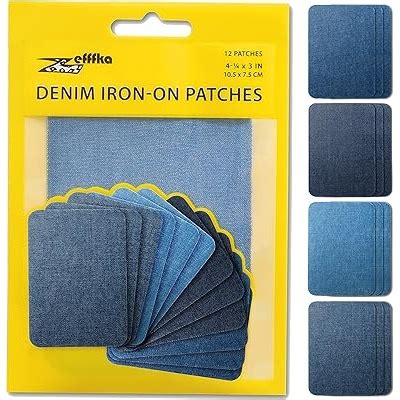 ZEFFFKA Denim Iron-on Patches Inside & Outside India | Ubuy