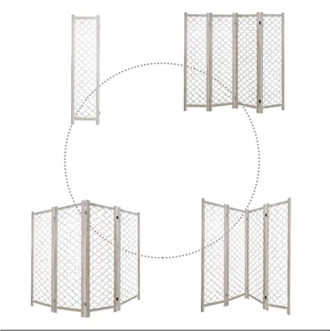 Buy Wood Room Dividers 4 Panel, Premium Home Wooden Room Dividers Wall ...