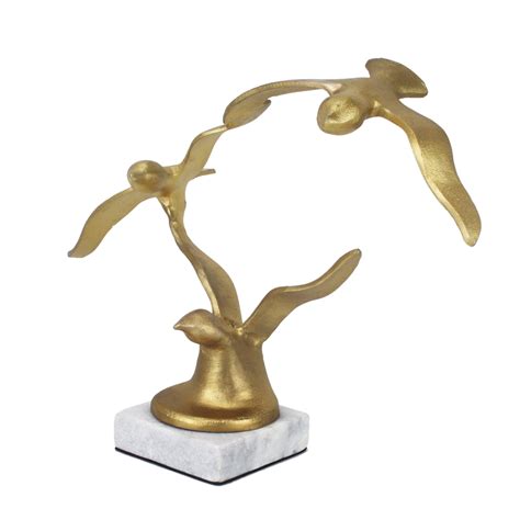 Winged Gold Birds Sculpture – Maison Modern