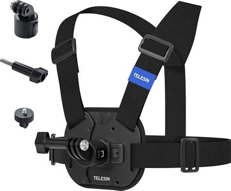 Amazon.com : TELESIN Chest Mount Harness Chest Strap Quick Release ...