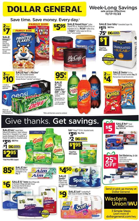 Dollar General Weekly Ads and Circulars from November 17