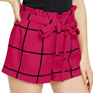 Shopping Villa Checkered Women Pink Regular Shorts - Buy Shopping Villa ...