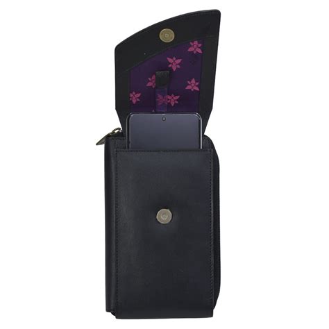 Anuschka Hand-Painted Leather Crossbody Phone Case – Belair