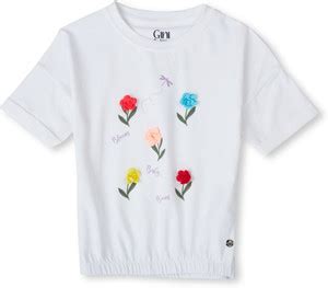 GINI & JONY Baby Girls Casual Cotton Blend Knit Top Price in India ...