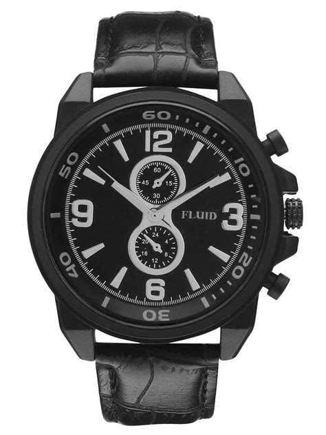 FLUID (DEVICE) Analog Black Dial Men's Watch-FL-905-BK01 : Amazon.in ...