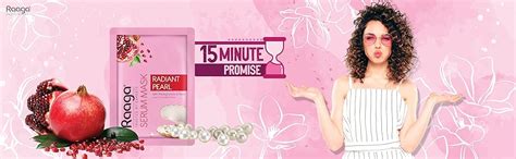Buy Raaga Trusted by Experts Face Serum Sheet mask with Pomergranate ...