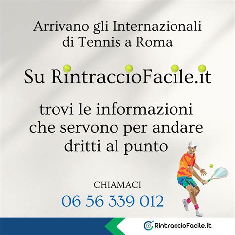 Noi di Internazionali ce ne intendiamo. Affidatevi a noi: point, set ...