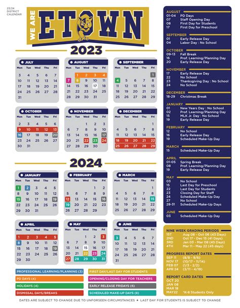 Elizabeth Public Schools Calendar - prntbl.concejomunicipaldechinu.gov.co