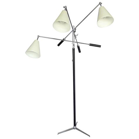 Italian Three-Arm Floor Lamp For Sale at 1stDibs | three arm floor lamp ...