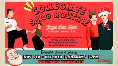 Collegiate Shag 2 Showcase Group with Sarah & Jeremy at ATOMIC Ballroom ...