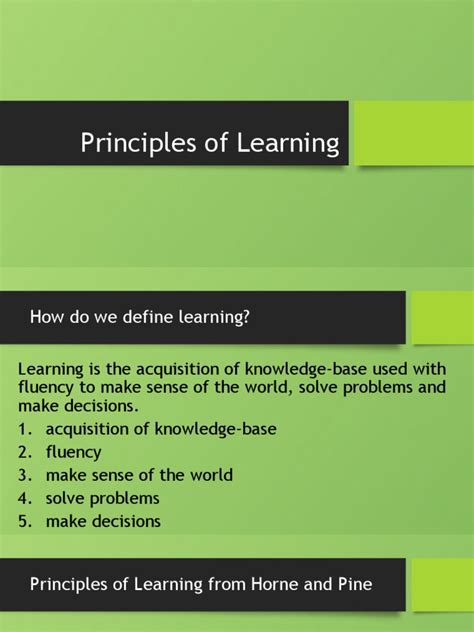 Principles of Learning 的图像结果