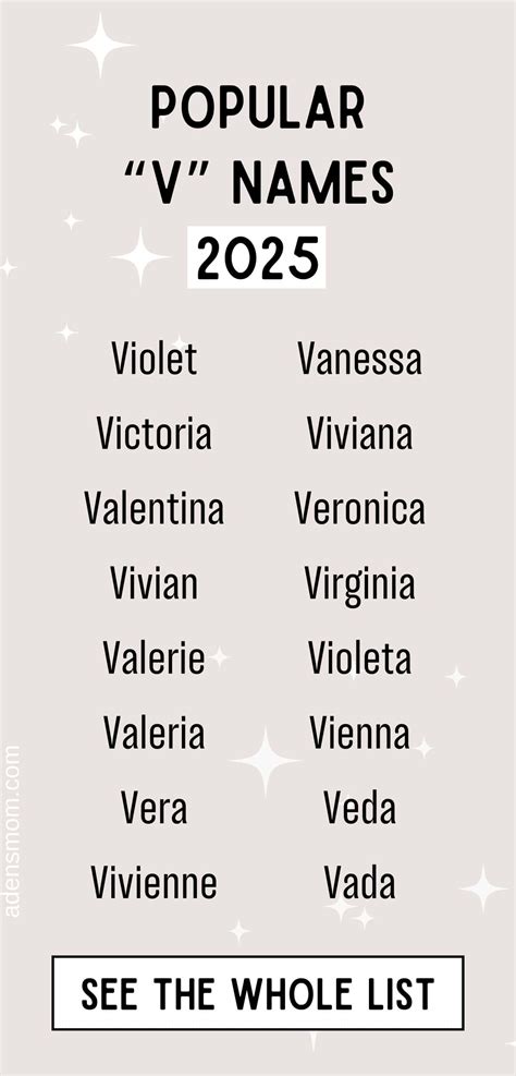 V Girl Names 258 Baby Girl Names That Start With V Baby Chick