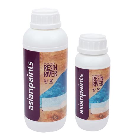 Asian Paints Woodtech Epoxy Resin Crystal Clear Resin-and-Hardener with ...