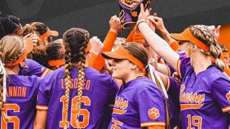 Clemson softball team headed to Tuscaloosa Regional for NCAA tournament