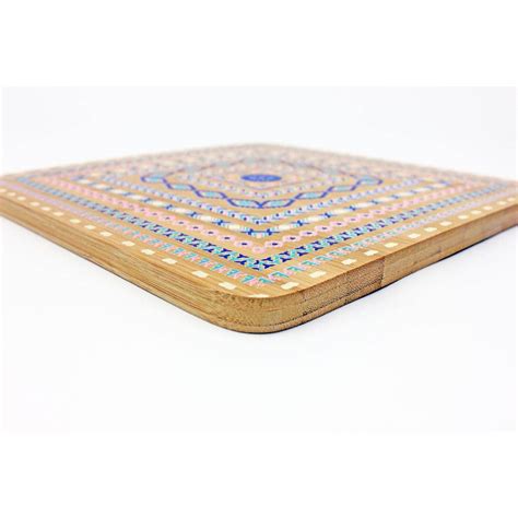 Buy Bamboo Multi-Colored Trivets (Set of 4) Online at Lowest Price in ...