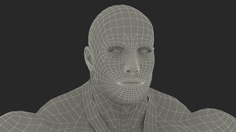 Bodybuilder Man Character T-Pose 3D | 3D Molier International