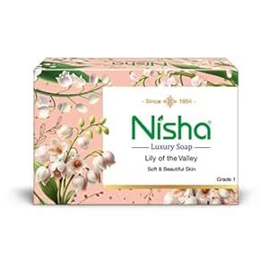 Buy Nisha Soaps for Bath 100g - Lily of the Valley, Enriched with ...