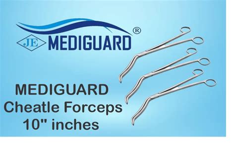 MEDIGUARD Cheatle Forceps With Cheatle Forceps Jar, Stainless Steel ...