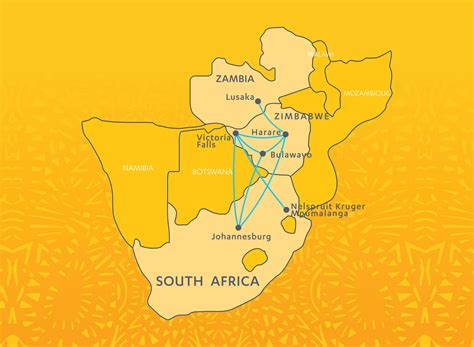 Distance Between Zambia And South Africa: Direct Flight Time And Routes