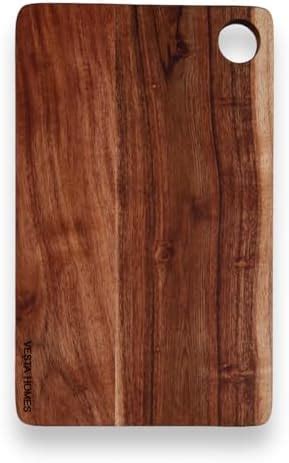 Buy T One Woods Indian Pure Wood Round Cutting/Chopping Serving Board ...