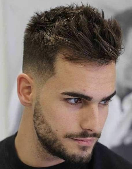 Faux Hawk Hairstyle-15 Funky Hairstyles that suit your Beard.