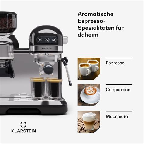 klarstein espresso portafilter machine with milk India | Ubuy