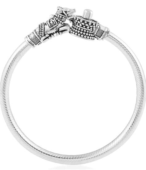 Buy LAABU Lord Shiva Shivling with Nandi Embossed Lockable Kada ...