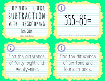 Image result for Common Core Subtraction Examples