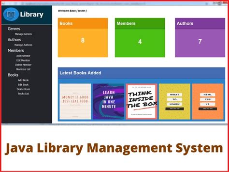 Library Management System Java NetBeans 的图像结果