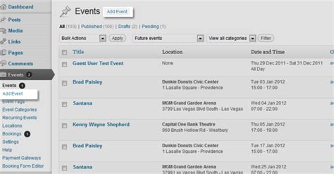 Image result for Events Manager Plugin Tutorial
