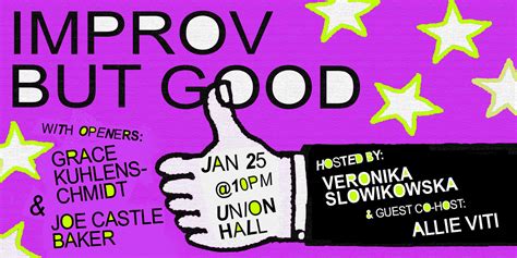 Improv But Good, Union Hall, Brooklyn, 25 January 2024 | AllEvents.in