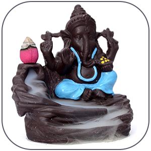 Buy EITANSHA CREATION Polyresin Lord Bal Ganesha Smoke Fountain ...
