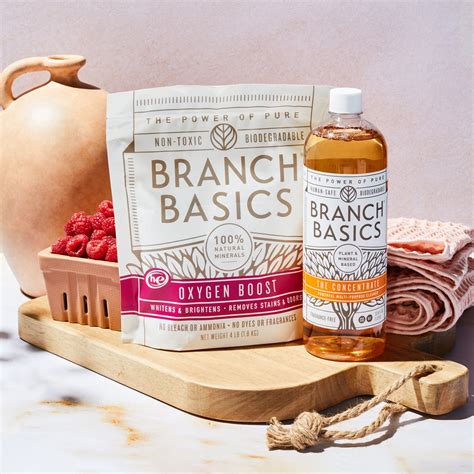 The Cleaning Power of Branch Basics Concentrate and Oxygen Boost