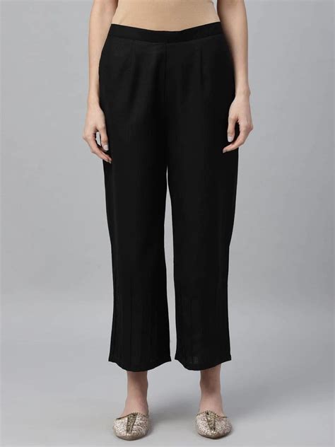 Buy Pack of 2 Solid Cotton Palazzos Online at $24.00 USD | ShopLibas