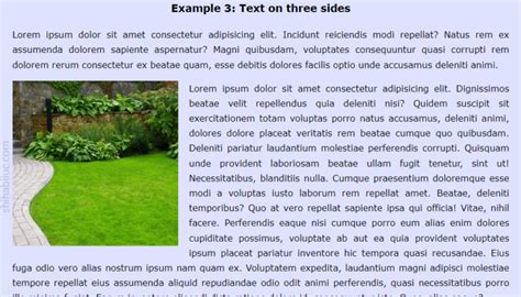 Image result for HTML Image Wrap Text