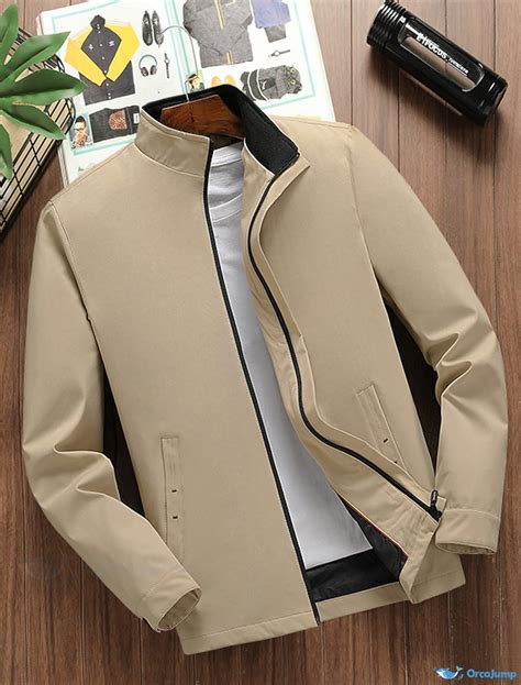 OrcaJump – Mens Winter Jacket Warm Breathable Outdoor Round Neck Casual ...