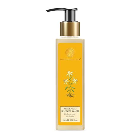 Forest Essentials Shower Wash Honey & Vanilla | Sulphate-Free Ayurvedic ...