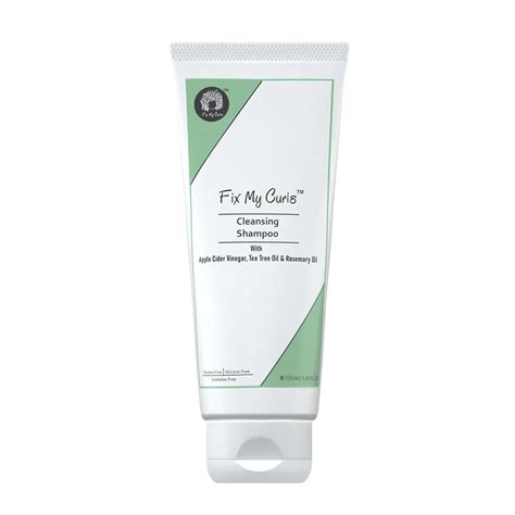 Fix My Curls Cleansing Shampoo for Curly Hair & Wavy Hair| Enriched ...