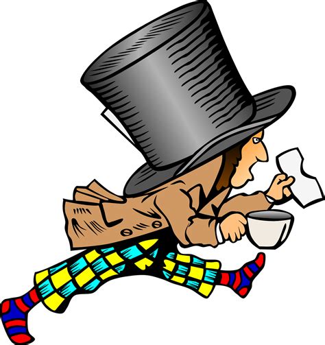Sombrerero Loco Alicia En El País - Gráficos vectoriales gratis en Pixabay
