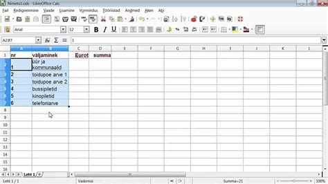 Calcul LibreOffice 的图像结果