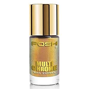 Buy Posh Multi Chrome Metallic Finish Nail Polish Quick Dry 5-Toxin ...