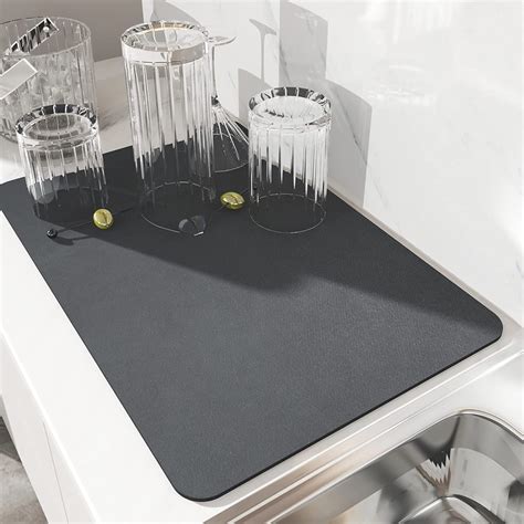 Buy Waafy Drying mat for Kitchen Water Absorbent mat Drying mat for ...