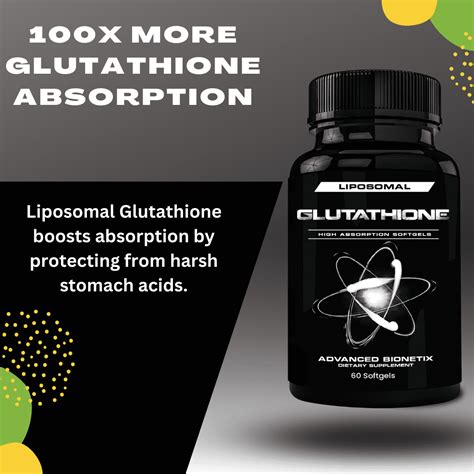 Buy Advanced Bionetix Liposomal Glutathione Supplement Antioxidant ...