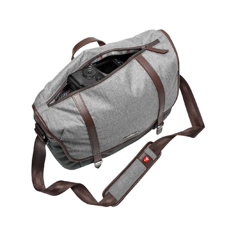 Manfrotto Windsor Camera Messenger Bag (Medium, Gray) | Future Forward